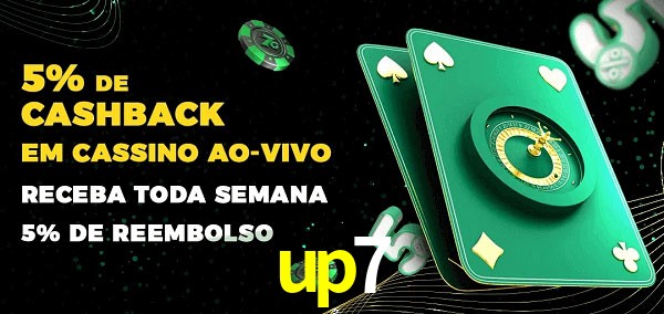 Promoções do cassino ao Vivo up7
